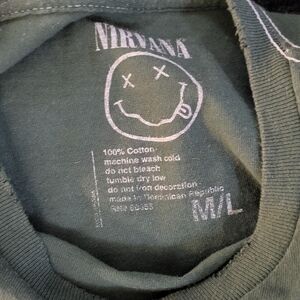 Nirvana distressed T shirt